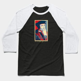 Calvin TULIP (with 500th anniversary tag) Baseball T-Shirt